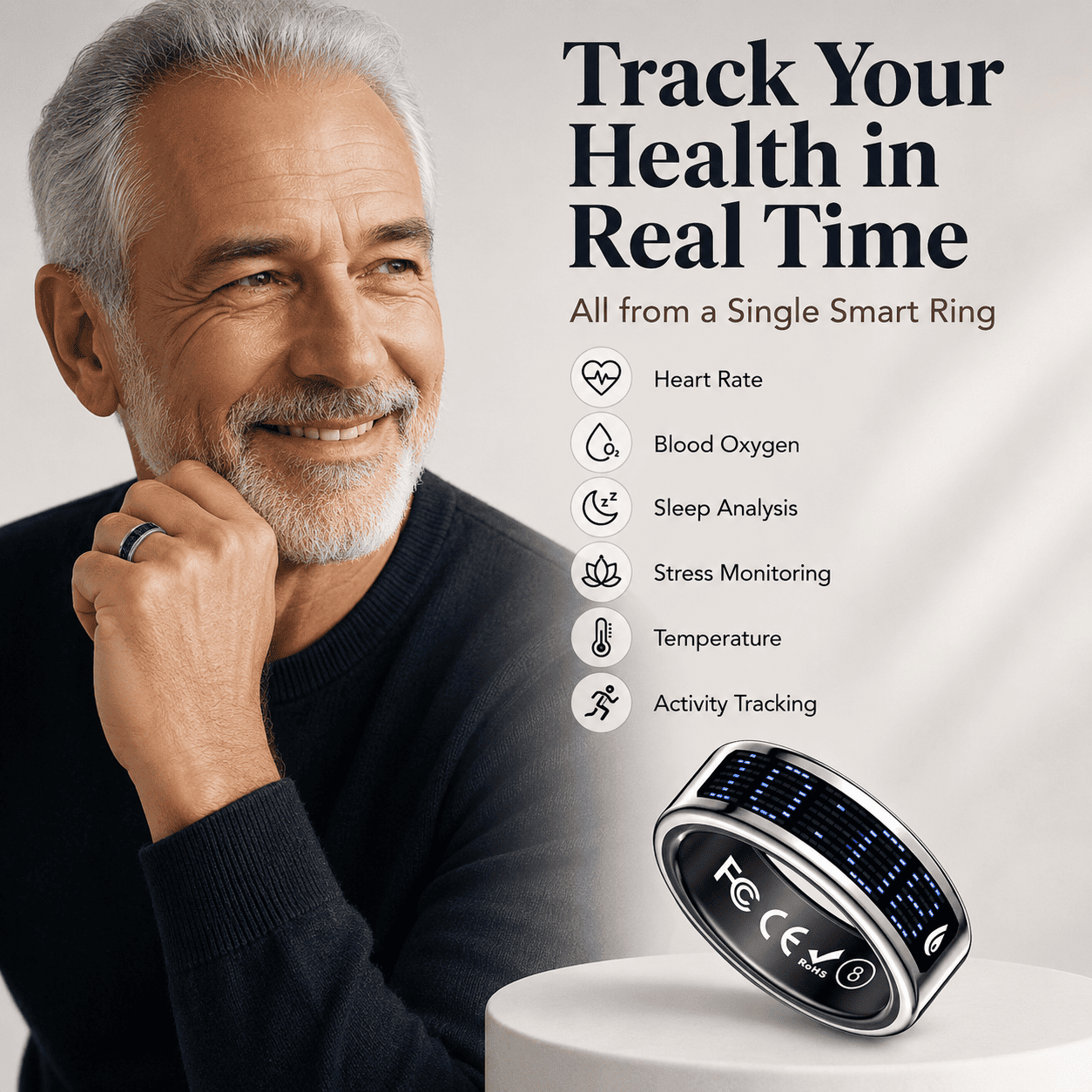 Pulse Matrix Smart Ring