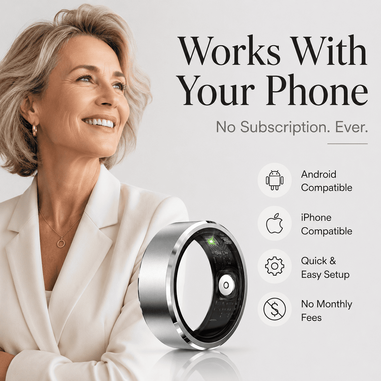 Active Mode Smart Ring