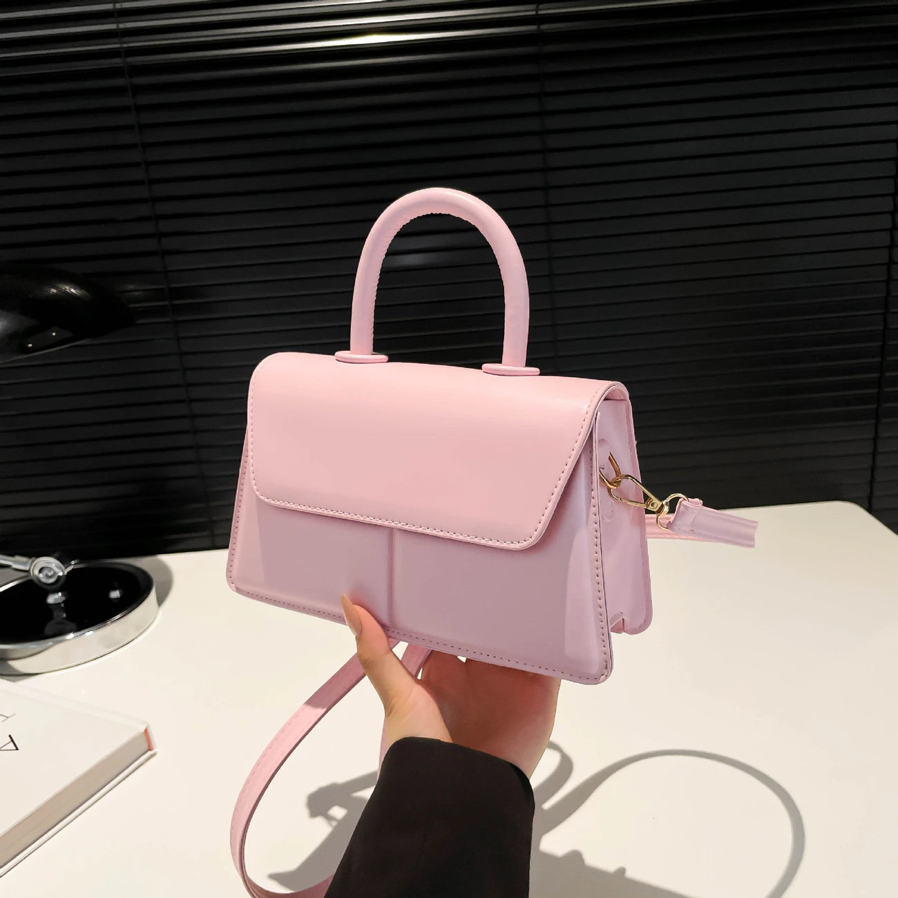 Cora Women's Shoulder Bag | Premium PU Leather, Colorblock Design 2