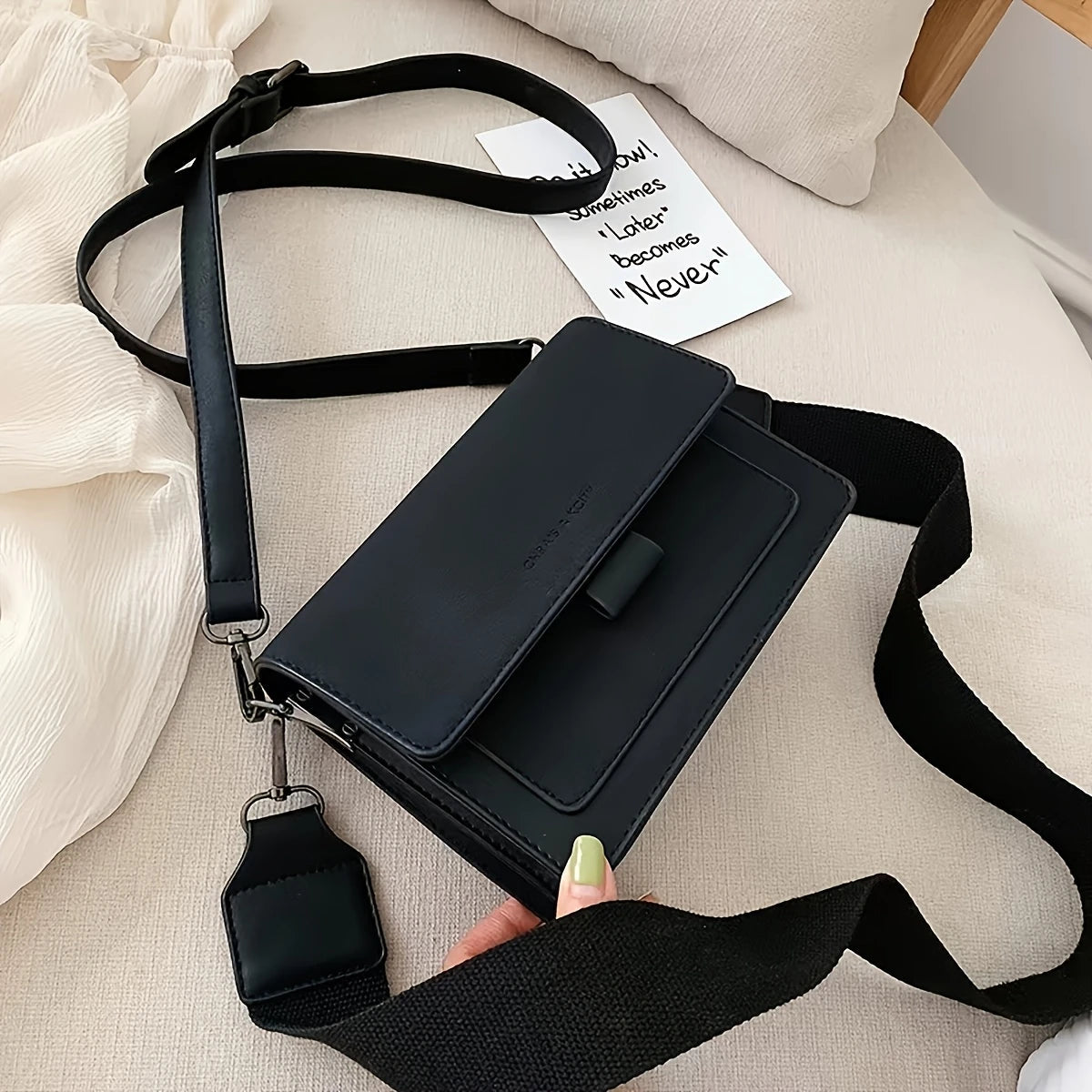 Elara Women's Crossbody Bag | Premium Faux Leather Suede, Spacious & Stylish 3