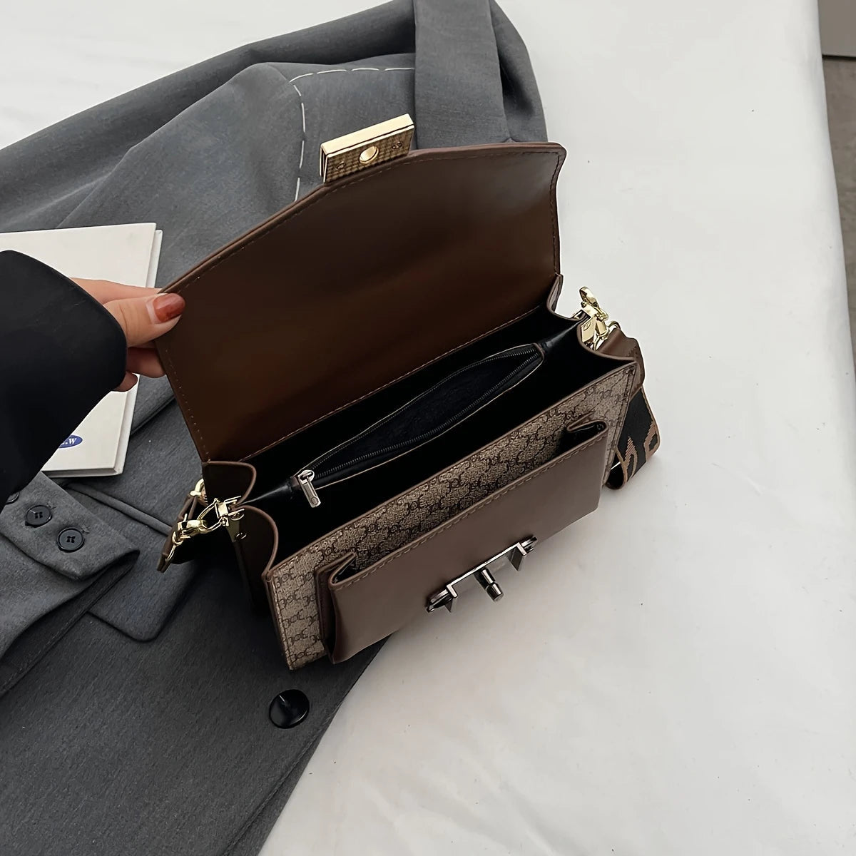 Elara Women's Crossbody Bag | Premium PU Leather, Adjustable Strap 4