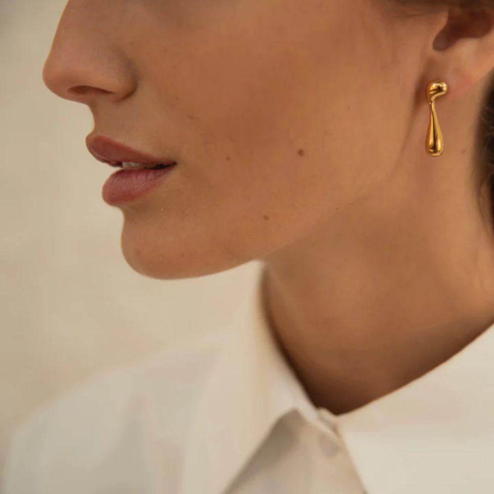 Melted Muse Earrings - Father and Daughter Jewelry