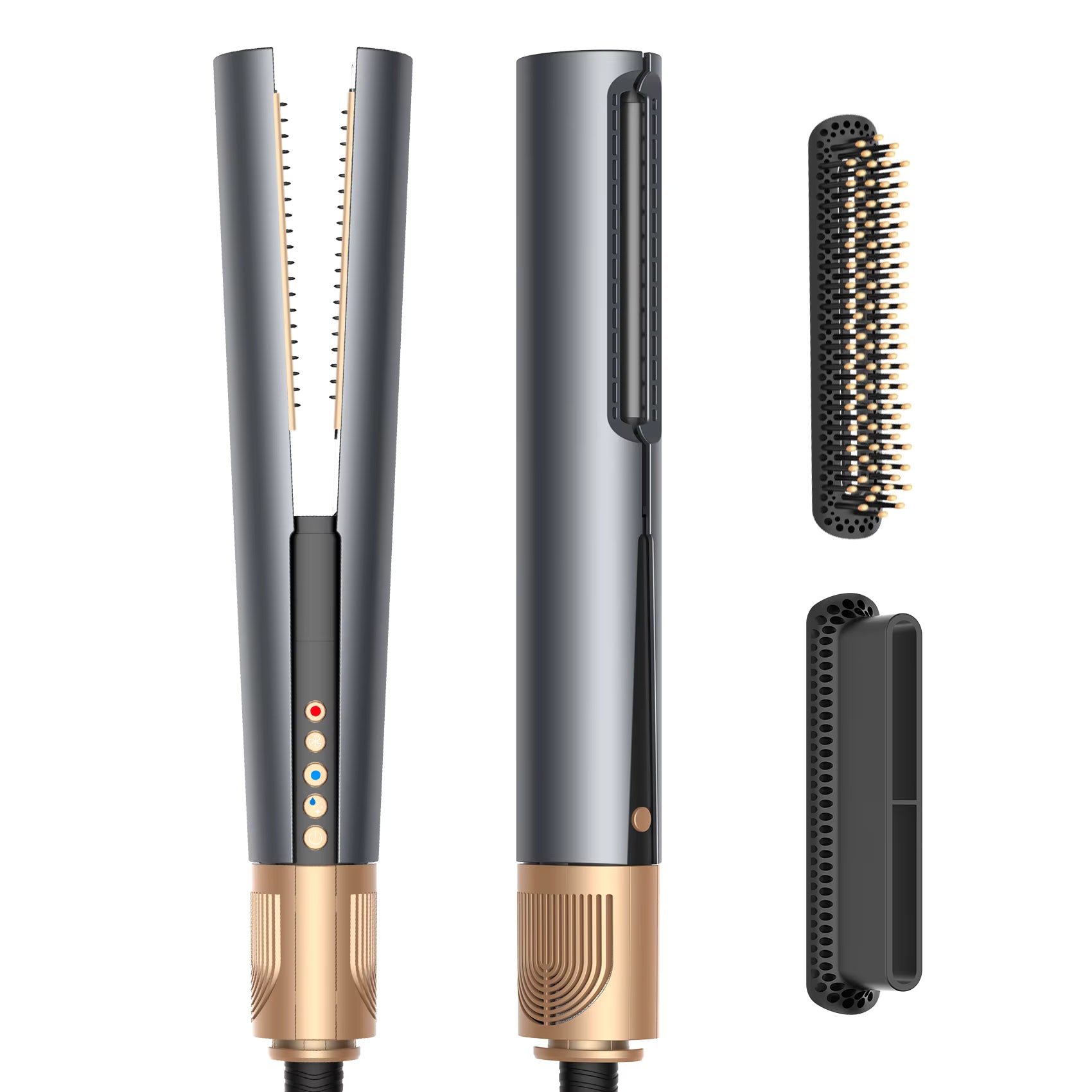2-in-1 Hair Dryer Straightener