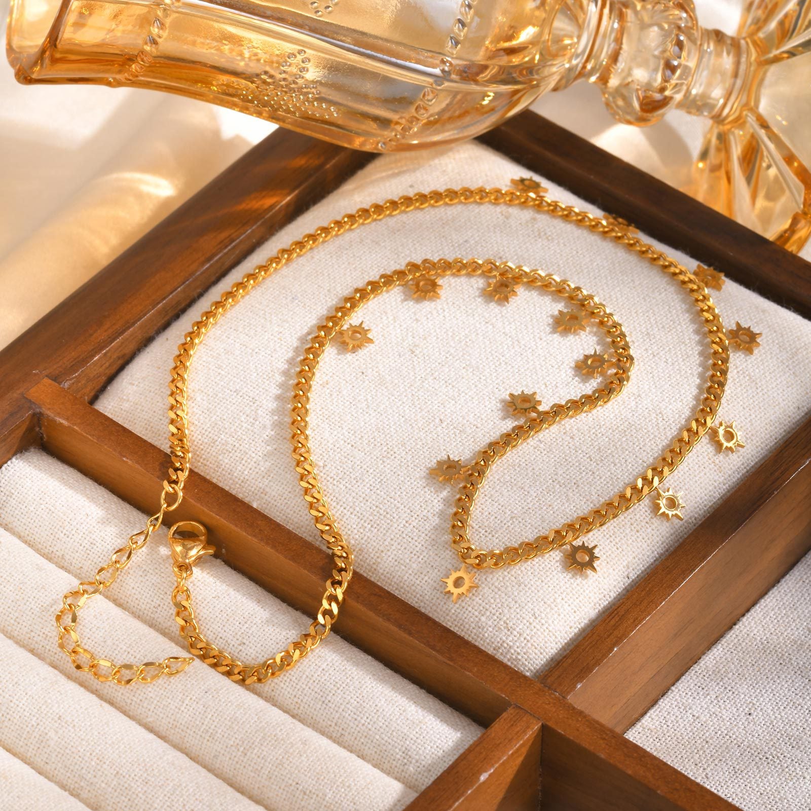 Sun Charm Necklace
