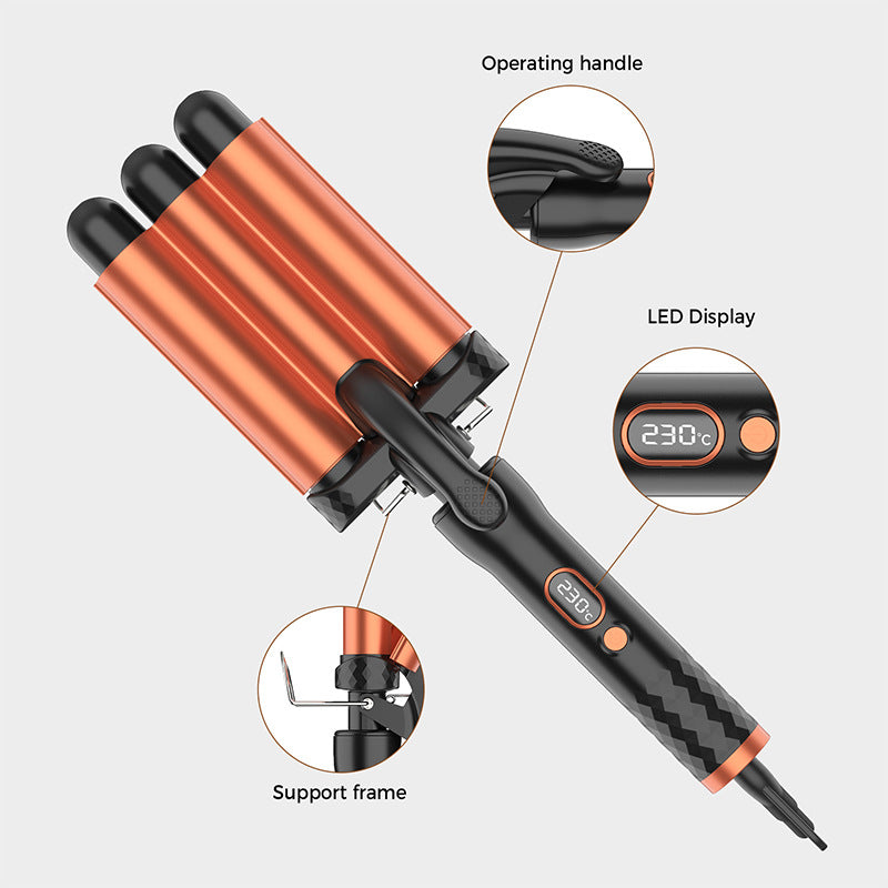 Triple Barrel Hair Curler