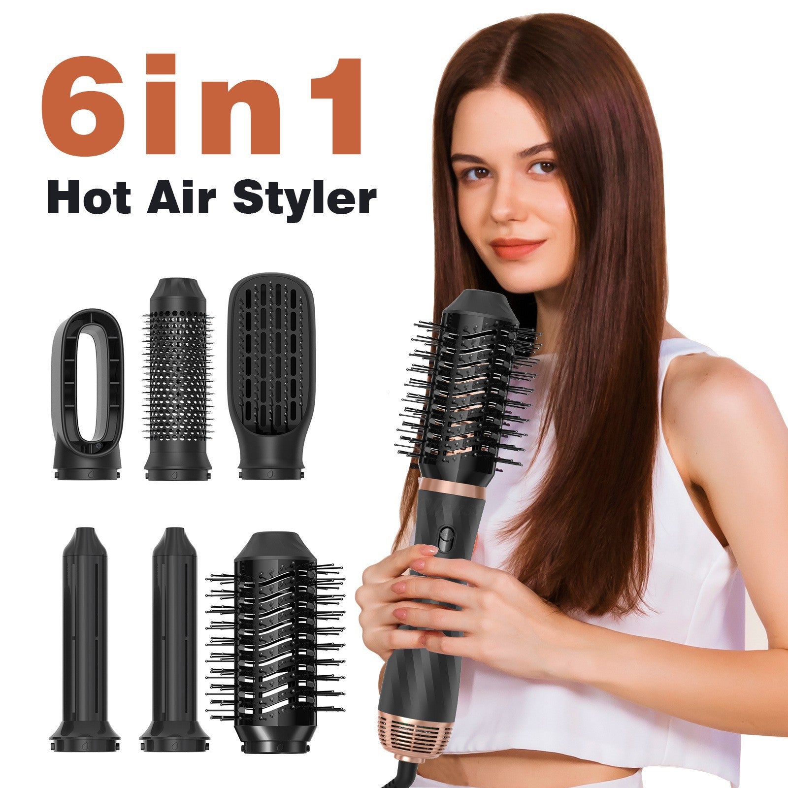 6-in-1 Hot Air Styler Brush
