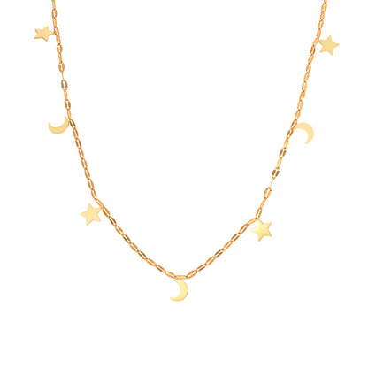 Moon & Star Necklace