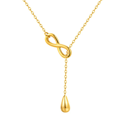 Infinity Drop Necklace
