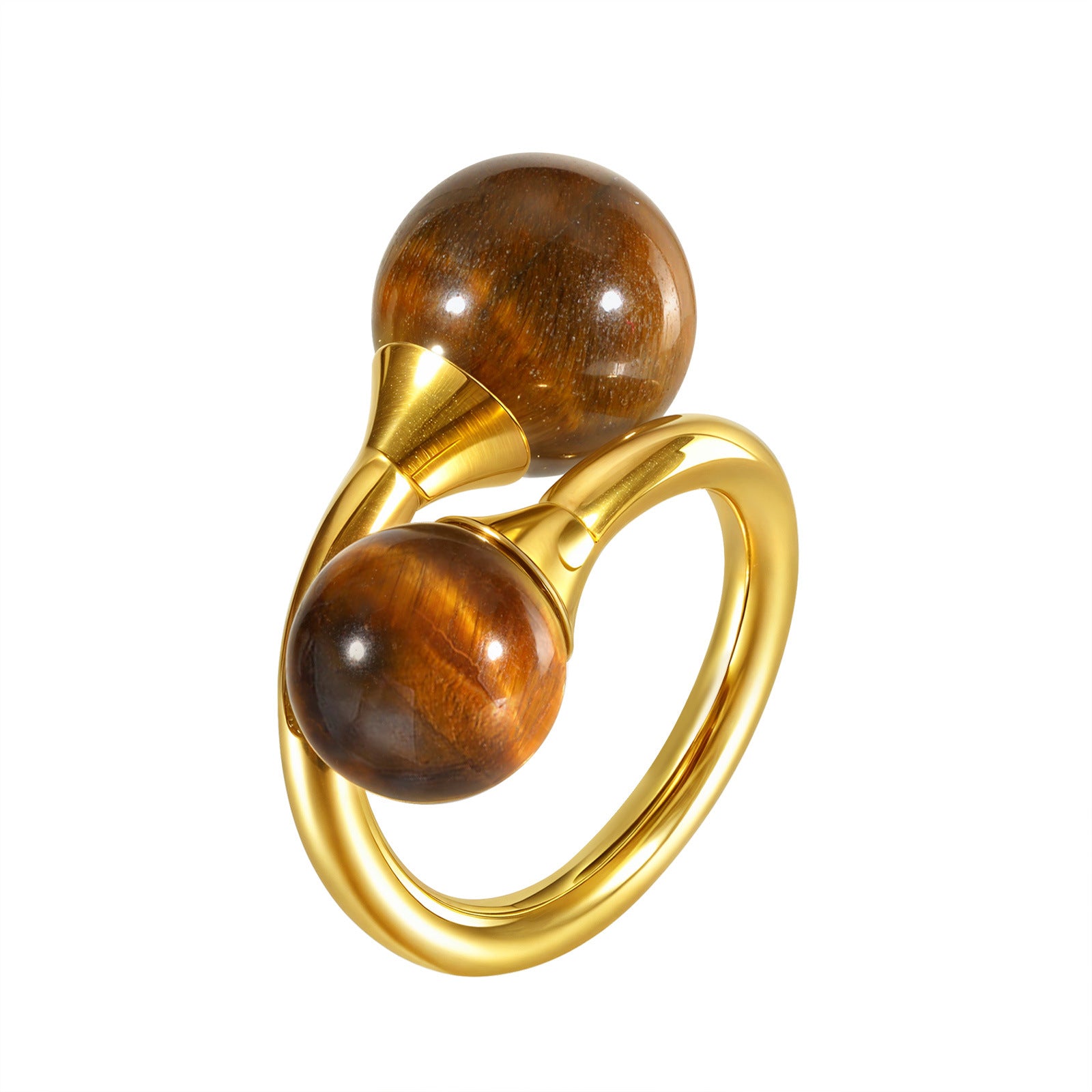 Tiger Eye Statement Ring