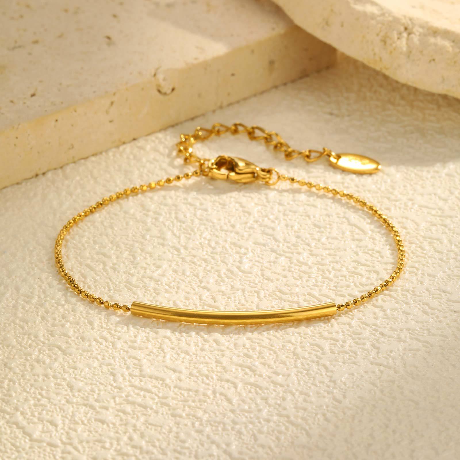 Curved Bar Bracelet
