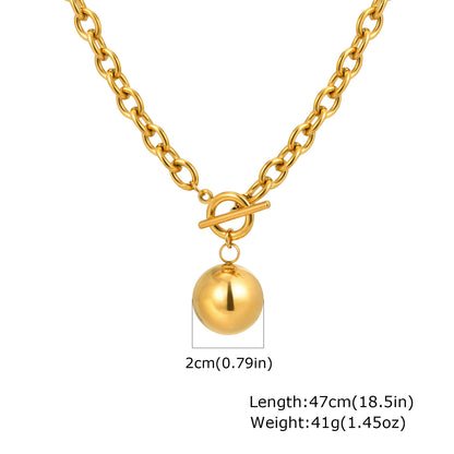 Chunky Chain Ball Necklace