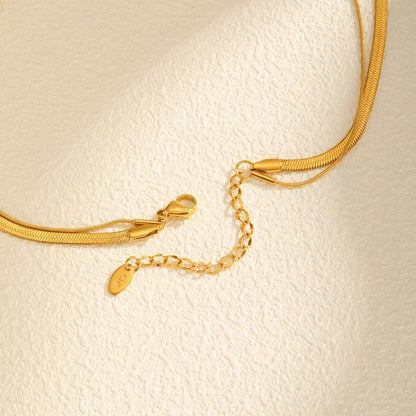 Layered Pearl Drop Necklace