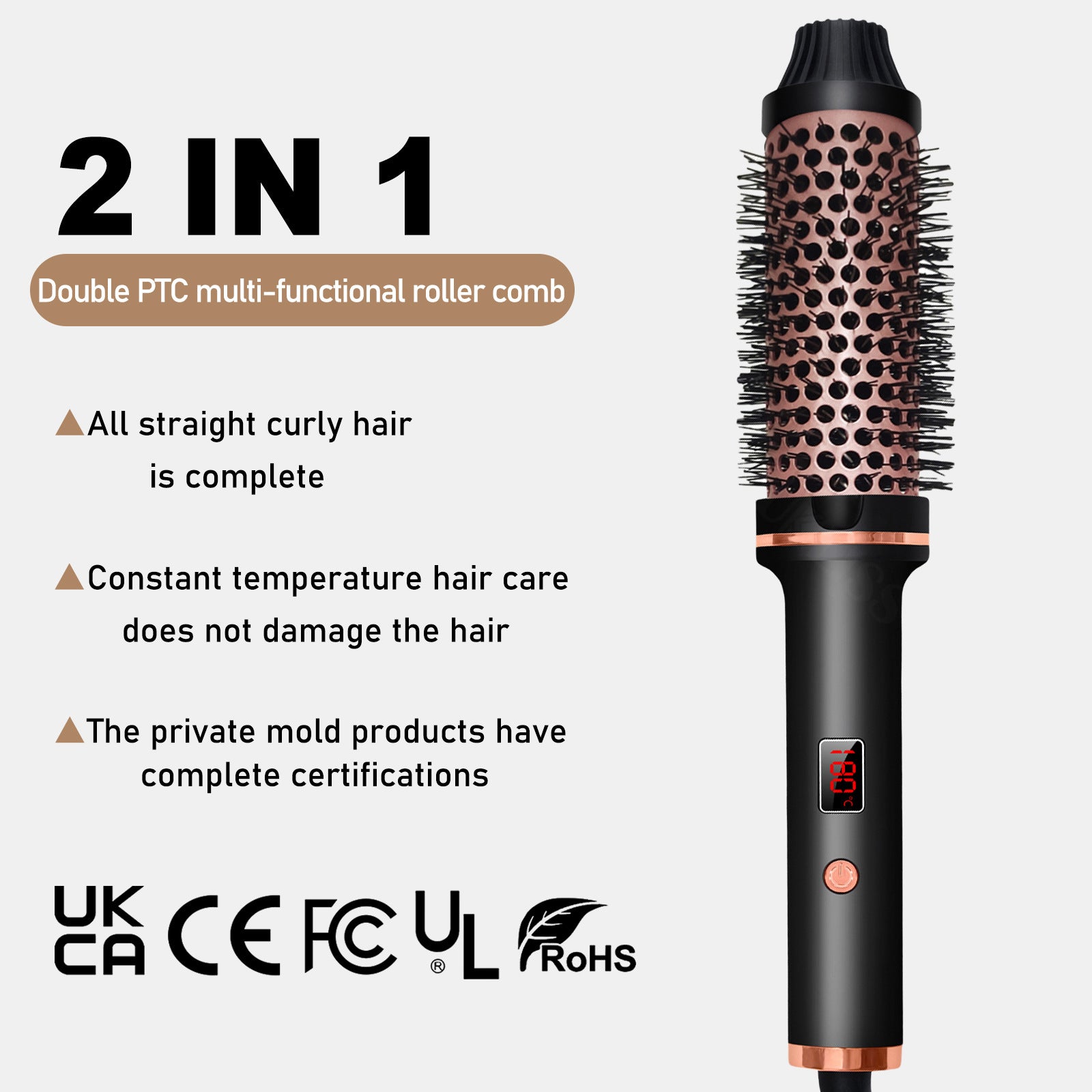 2-in-1 Hair Styling Comb
