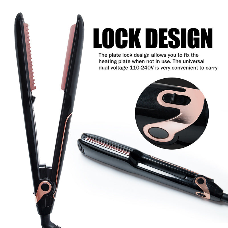 Flat Iron with Comb Teeth