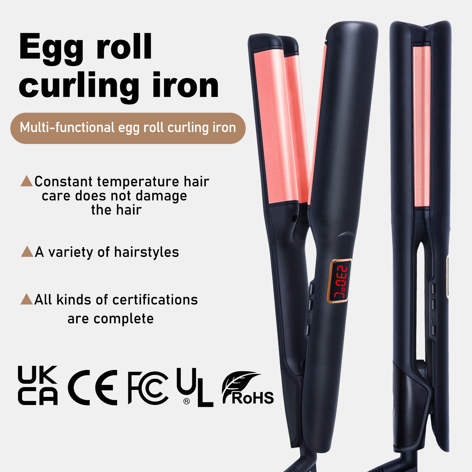 3-in-1 Egg Roll Hair Curler