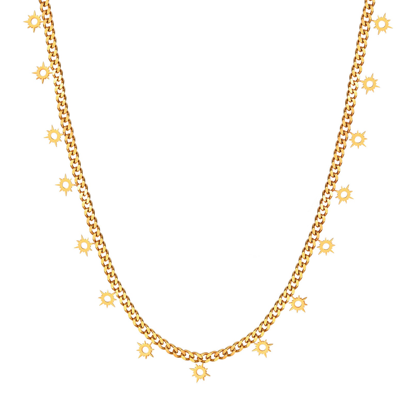 Sun Charm Necklace