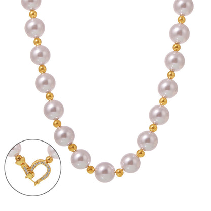Golden Grace Pearl Necklace