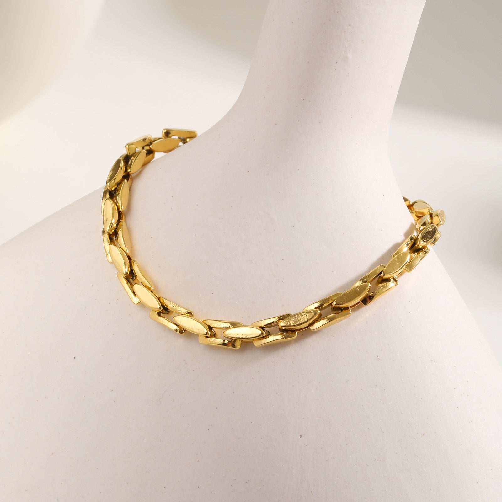Flat Link Chain Bracelet