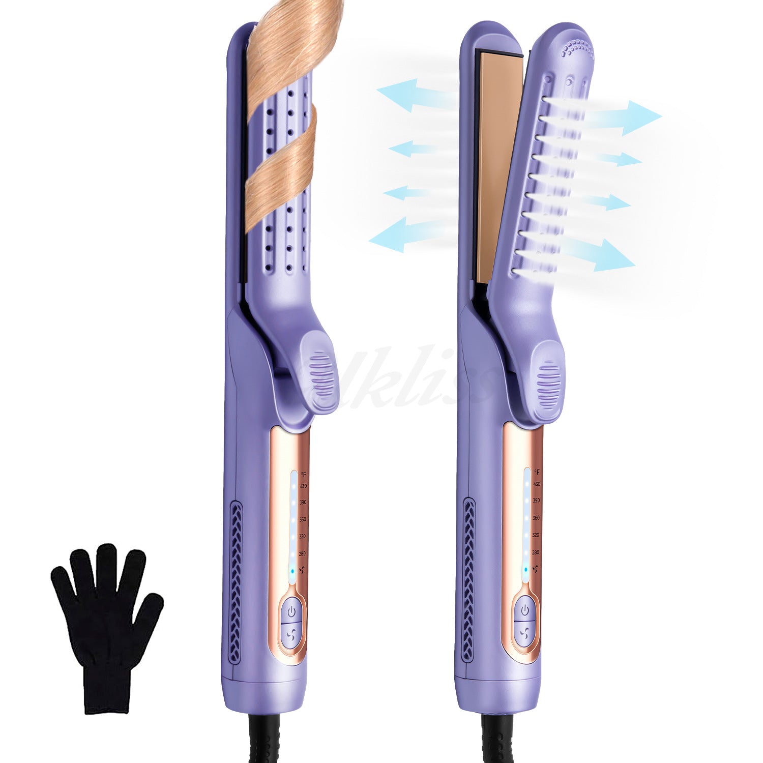 Cold Air Hair Straightener & Curler