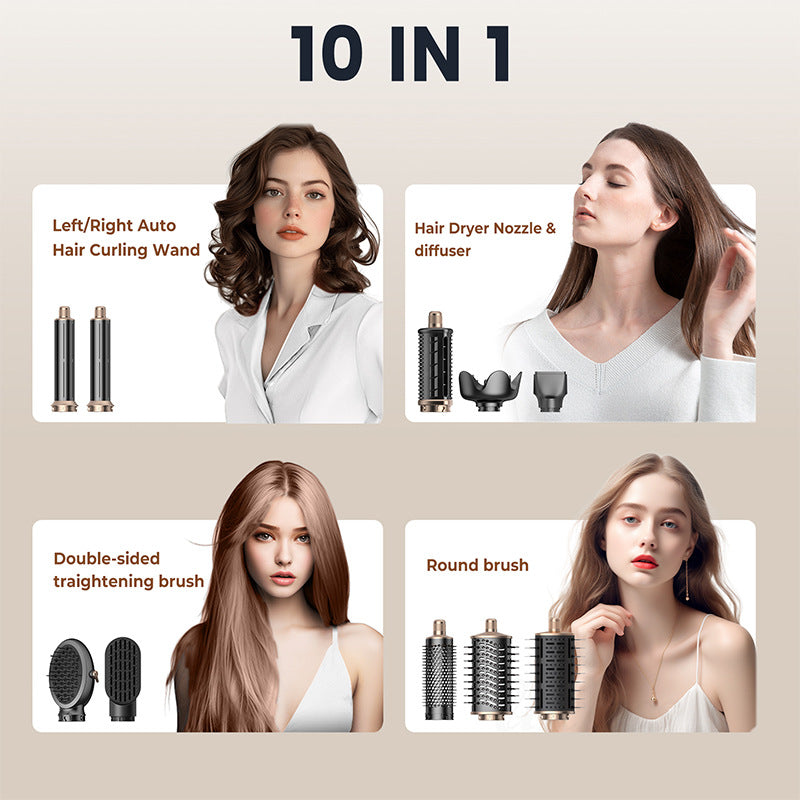 10-in-1 Multifunctional Hot Air Styler Set