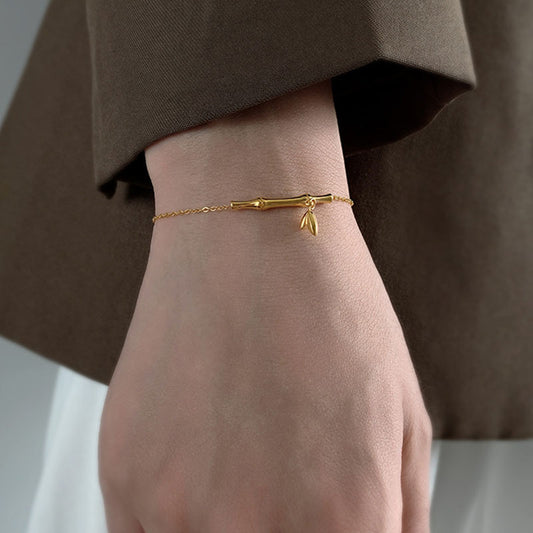 Bamboo Charm Bracelet