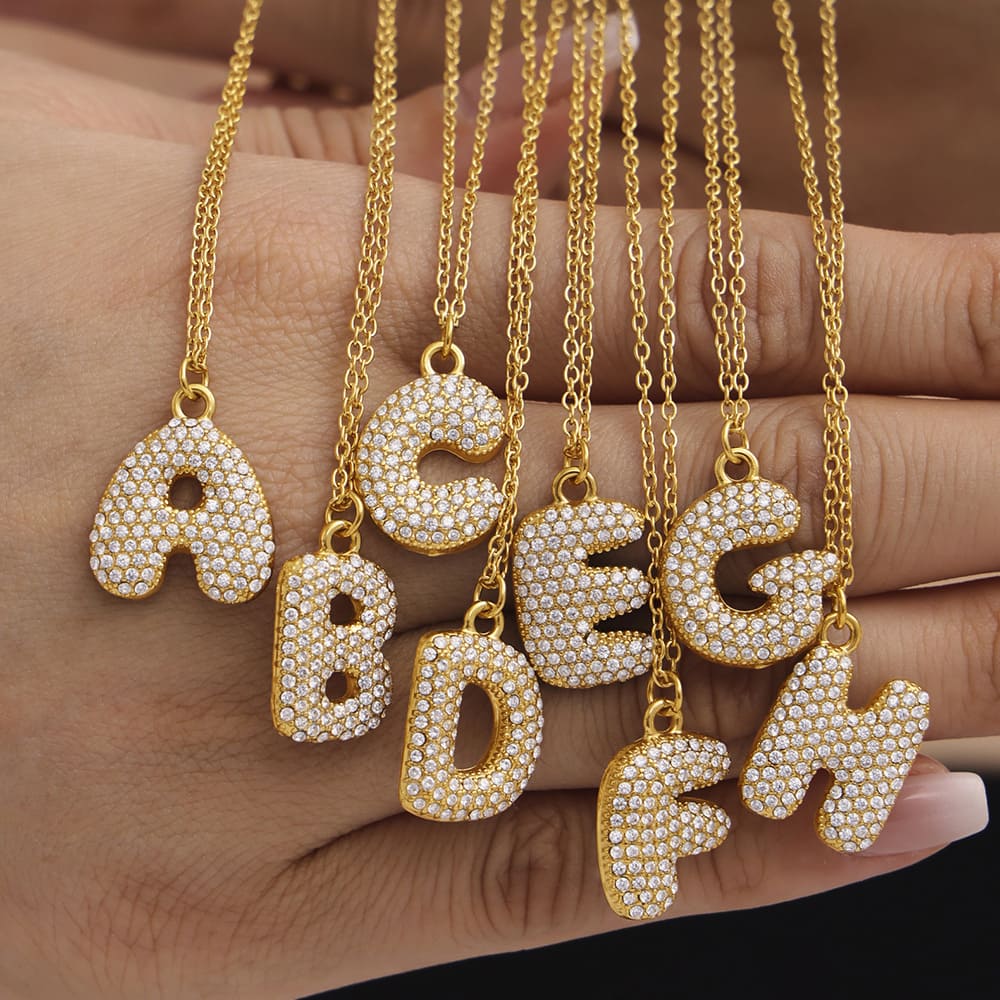 Initial Sparkle Necklace