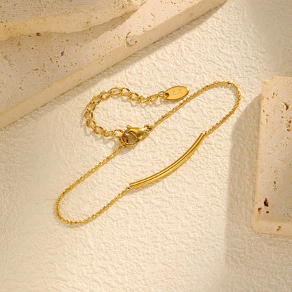 Curved Bar Bracelet