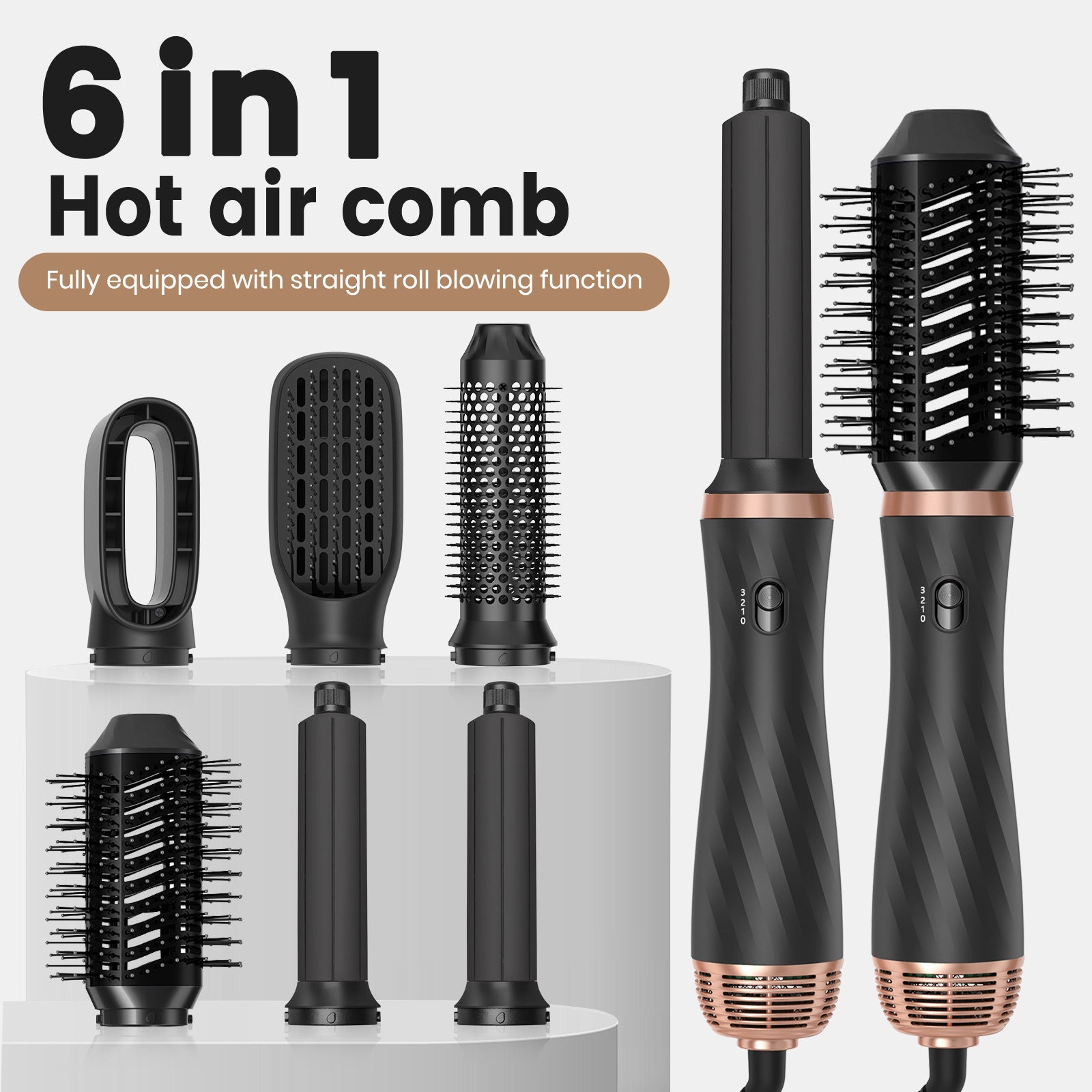 6-in-1 Hot Air Styler Brush