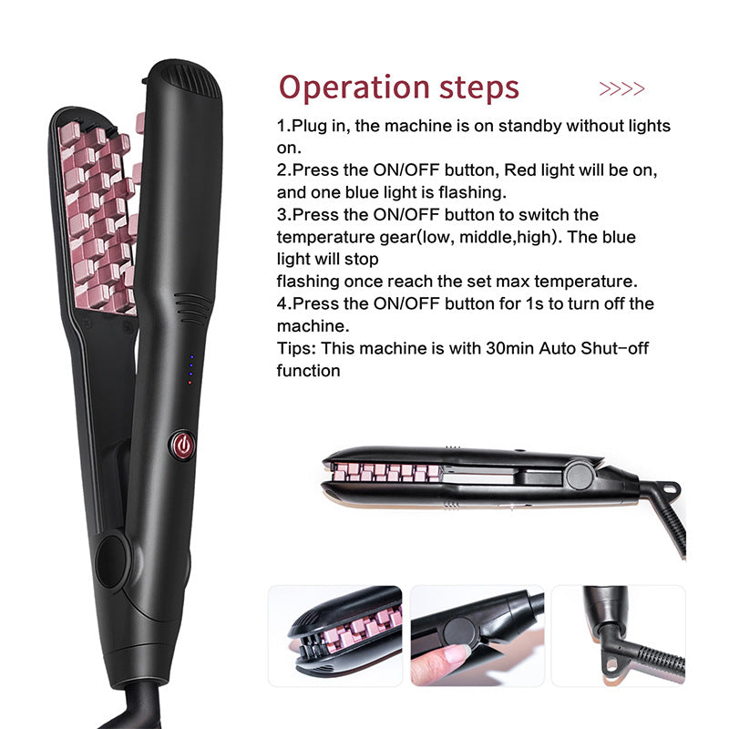 2-in-1 Hair Straightener and Curler