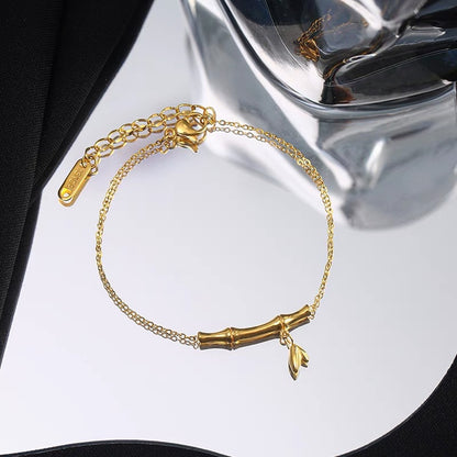 Bamboo Charm Bracelet