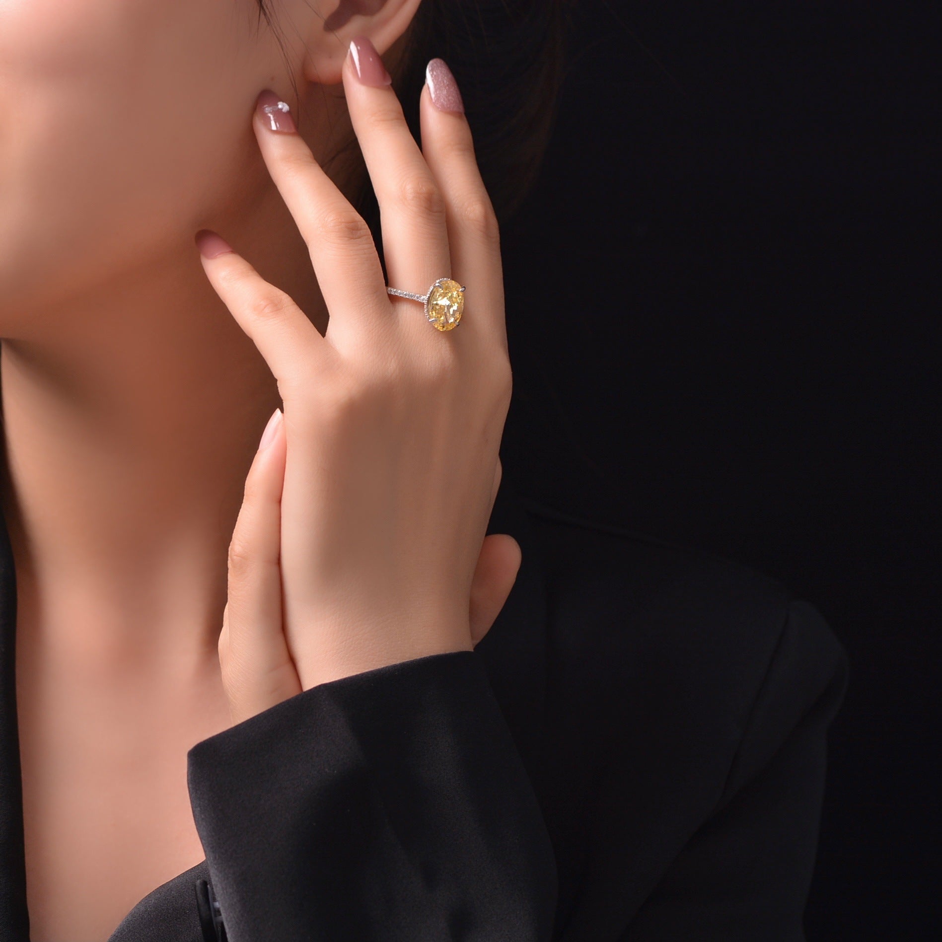 Eclipse Light Silver Ring