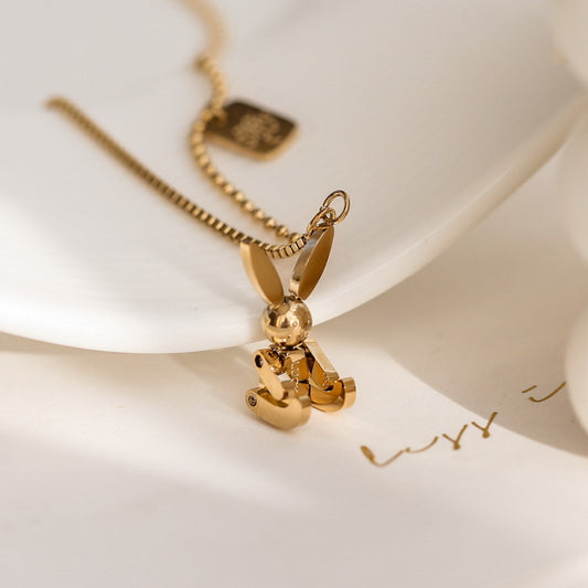 Bunny Pendant Necklace