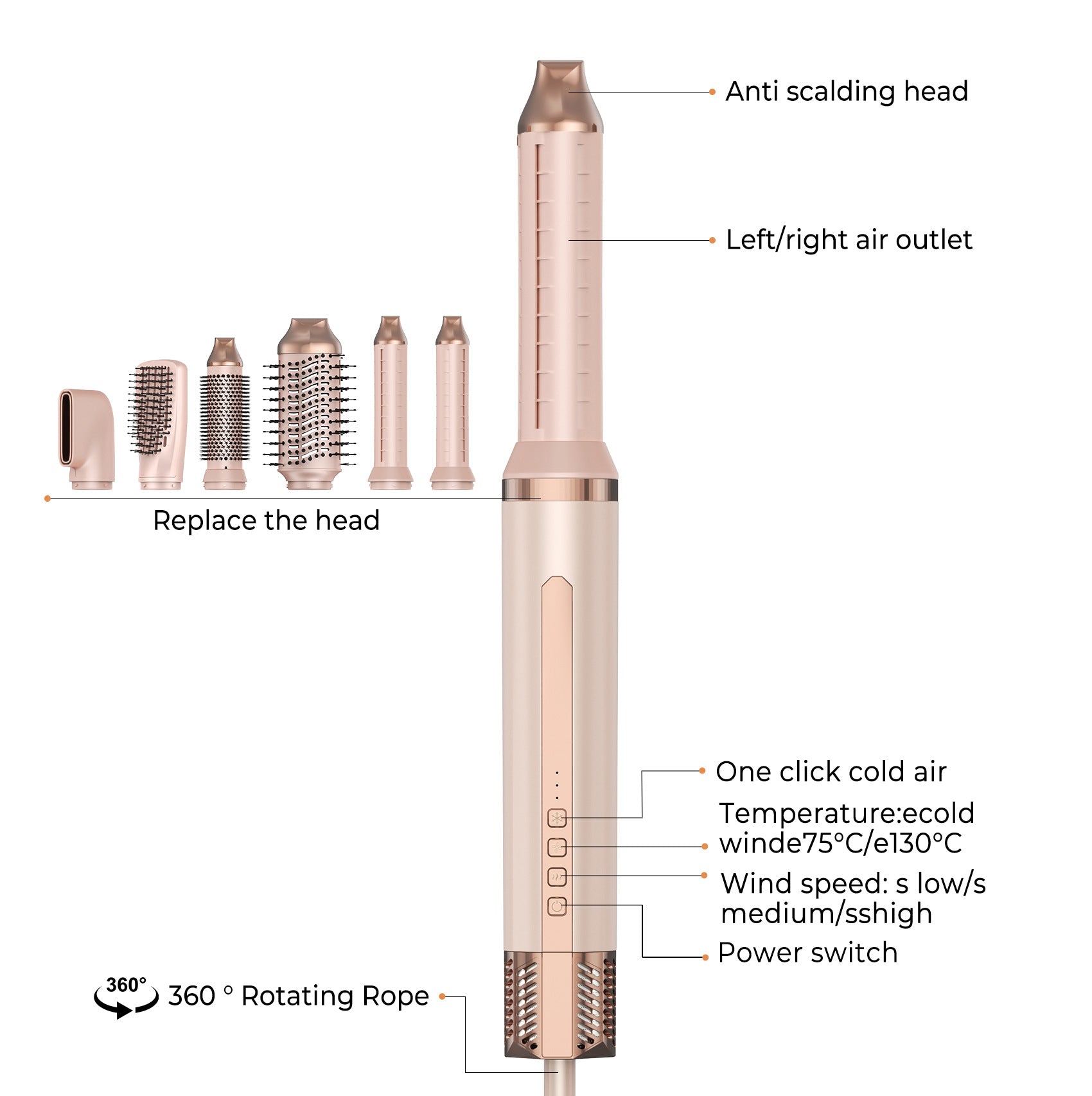 6-in-1 Hot Air Styler