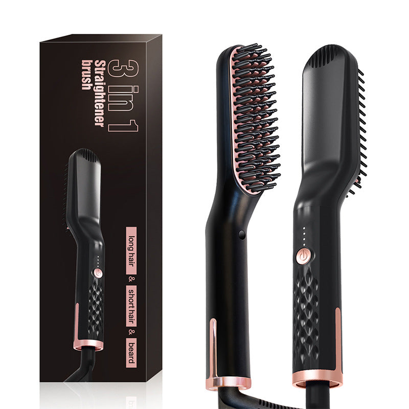 3-in-1 Hair Straightener Brush