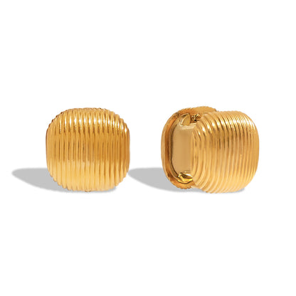 Textured Dome Earrings