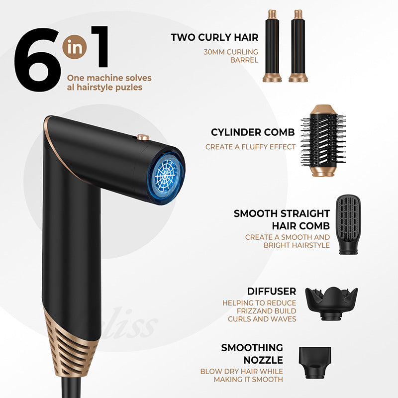 6-in-1 Folding Hot Air Styler