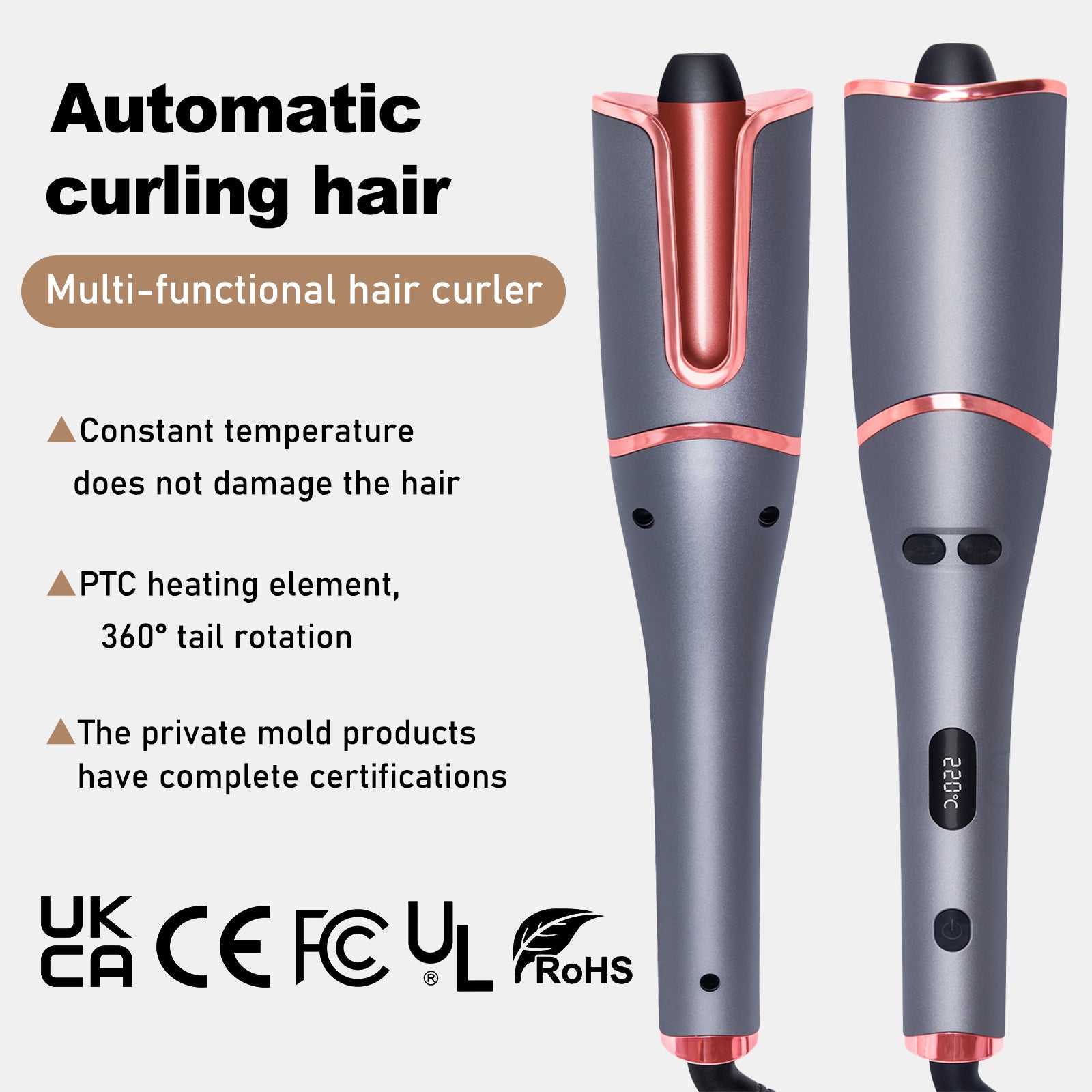 Automatic Ceramic Hair Curler