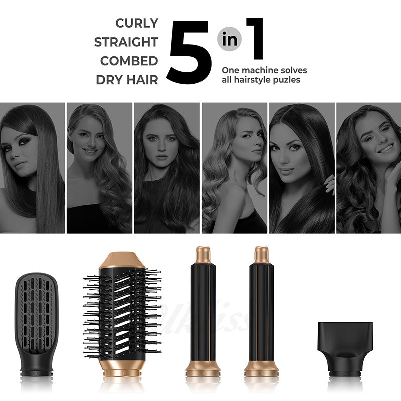 5-in-1 Hot Air Comb & Hair Dryer Brush