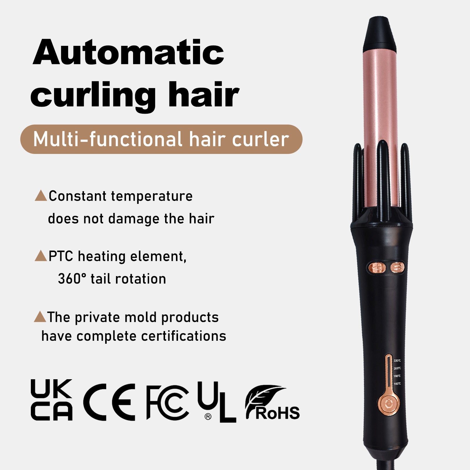 Automatic Ceramic Hair Curler