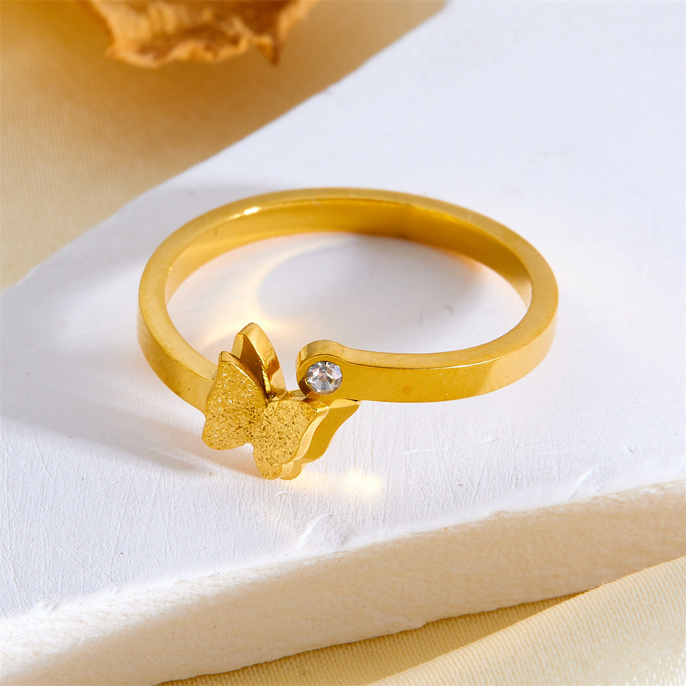 Butterfly Accent Ring