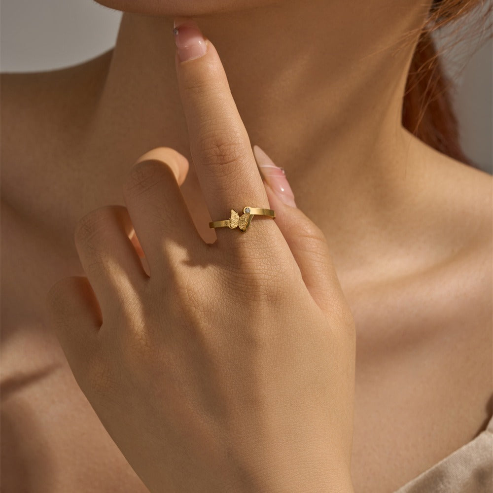 Butterfly Accent Ring