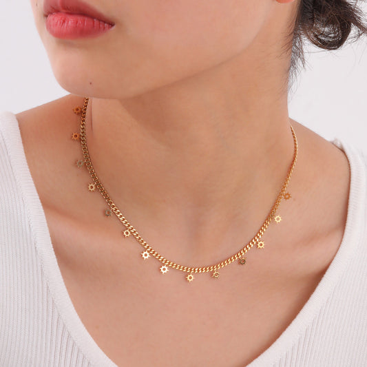 Sun Charm Necklace