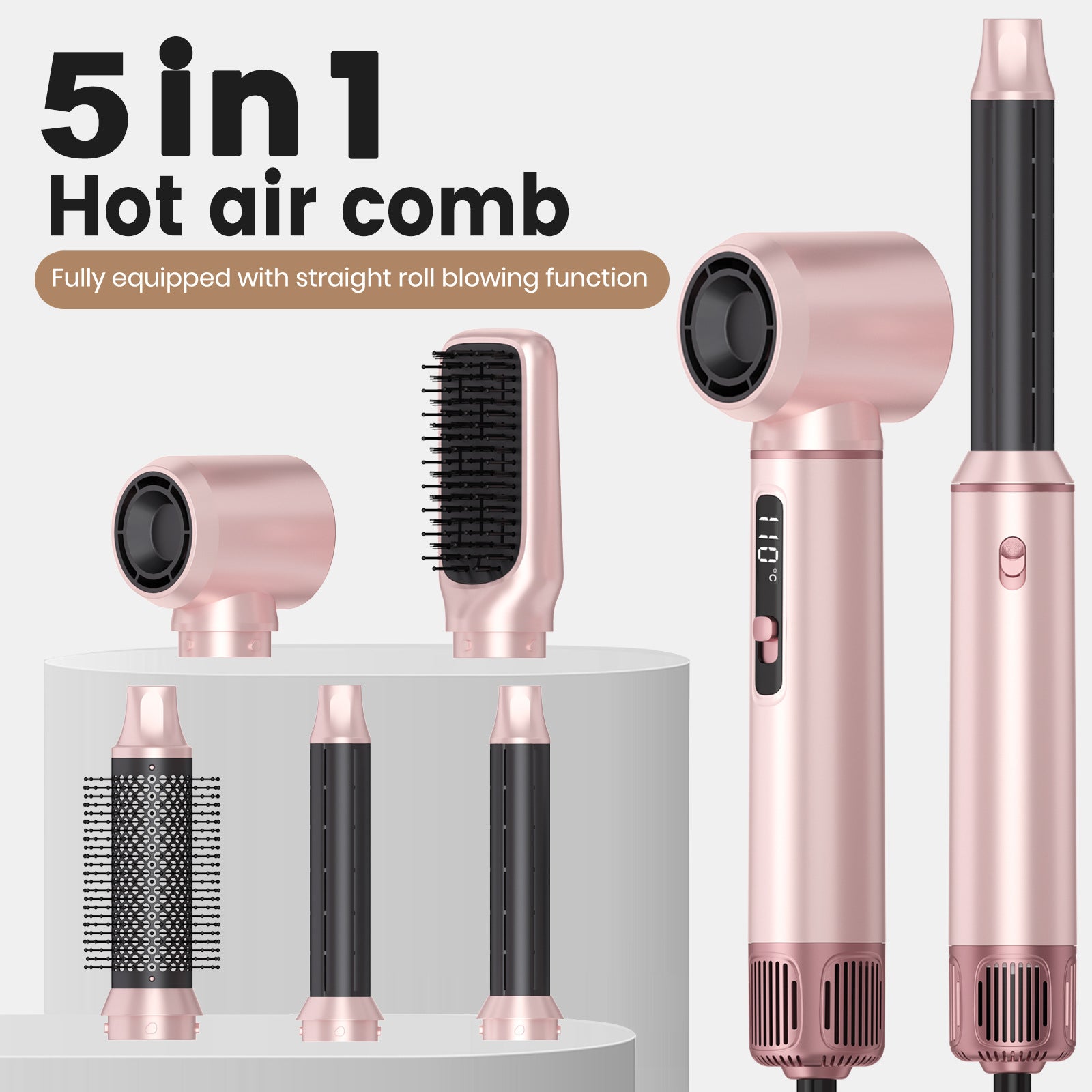 5-in-1 Hot Air Comb & Hair Styler