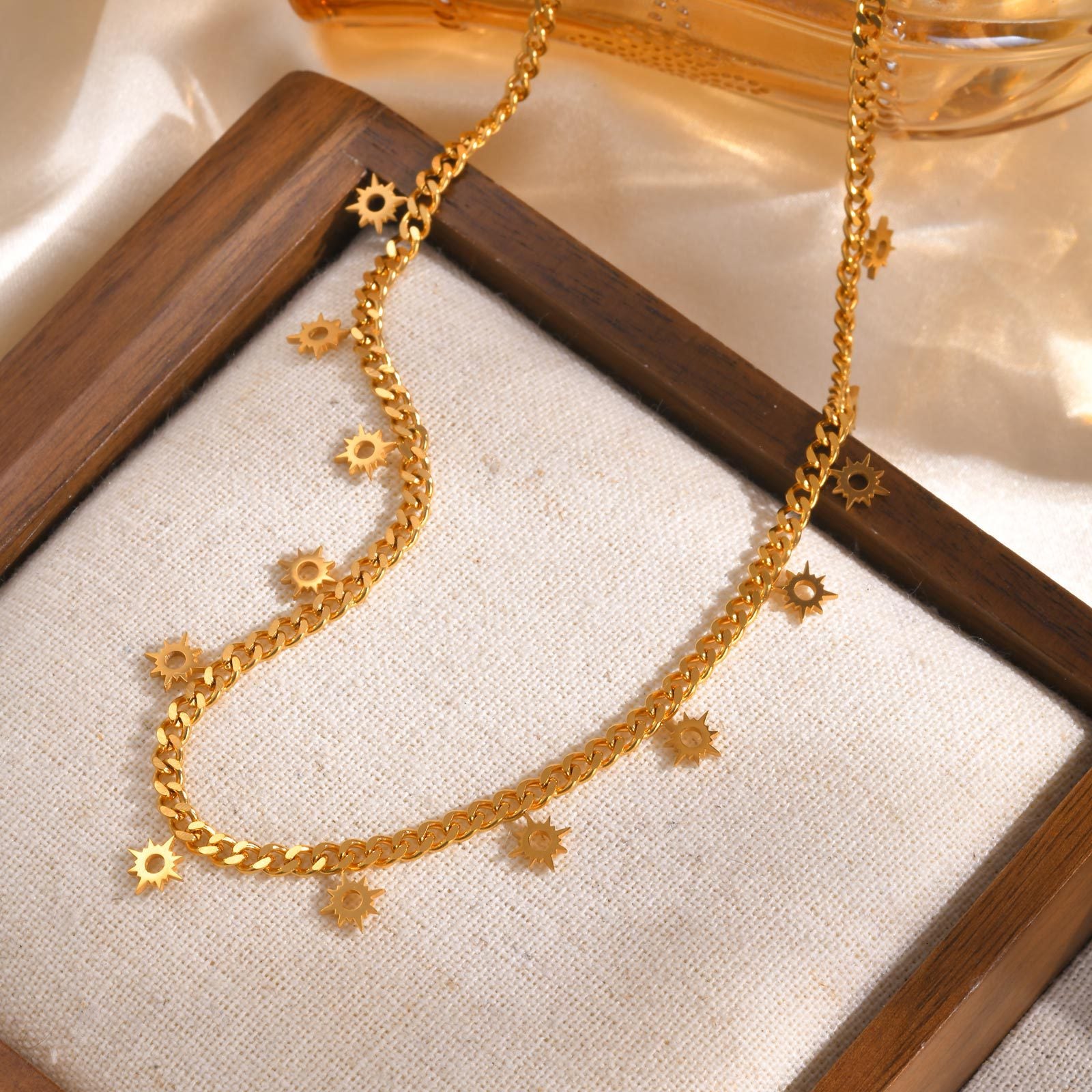 Sun Charm Necklace