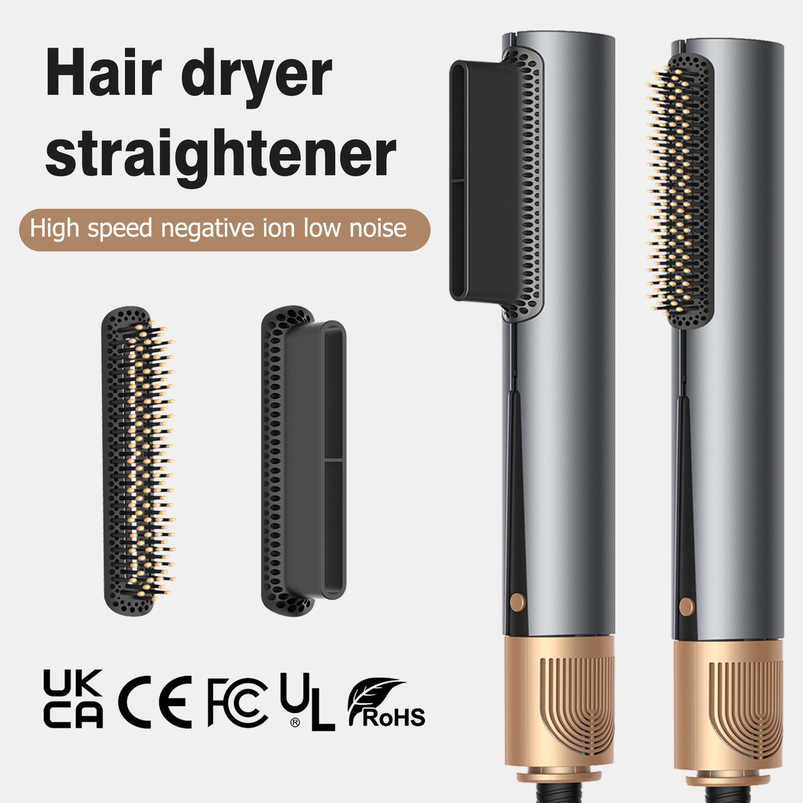 2-in-1 Hair Dryer Straightener