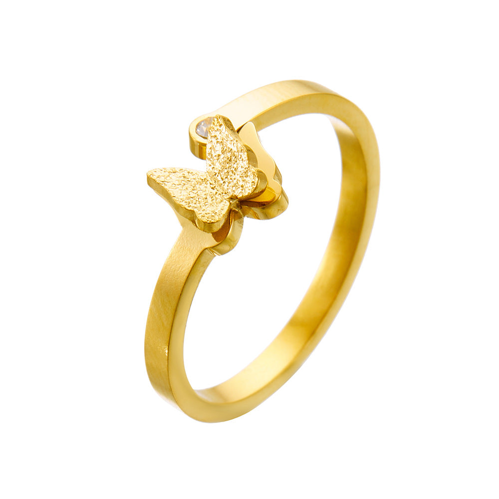Butterfly Accent Ring