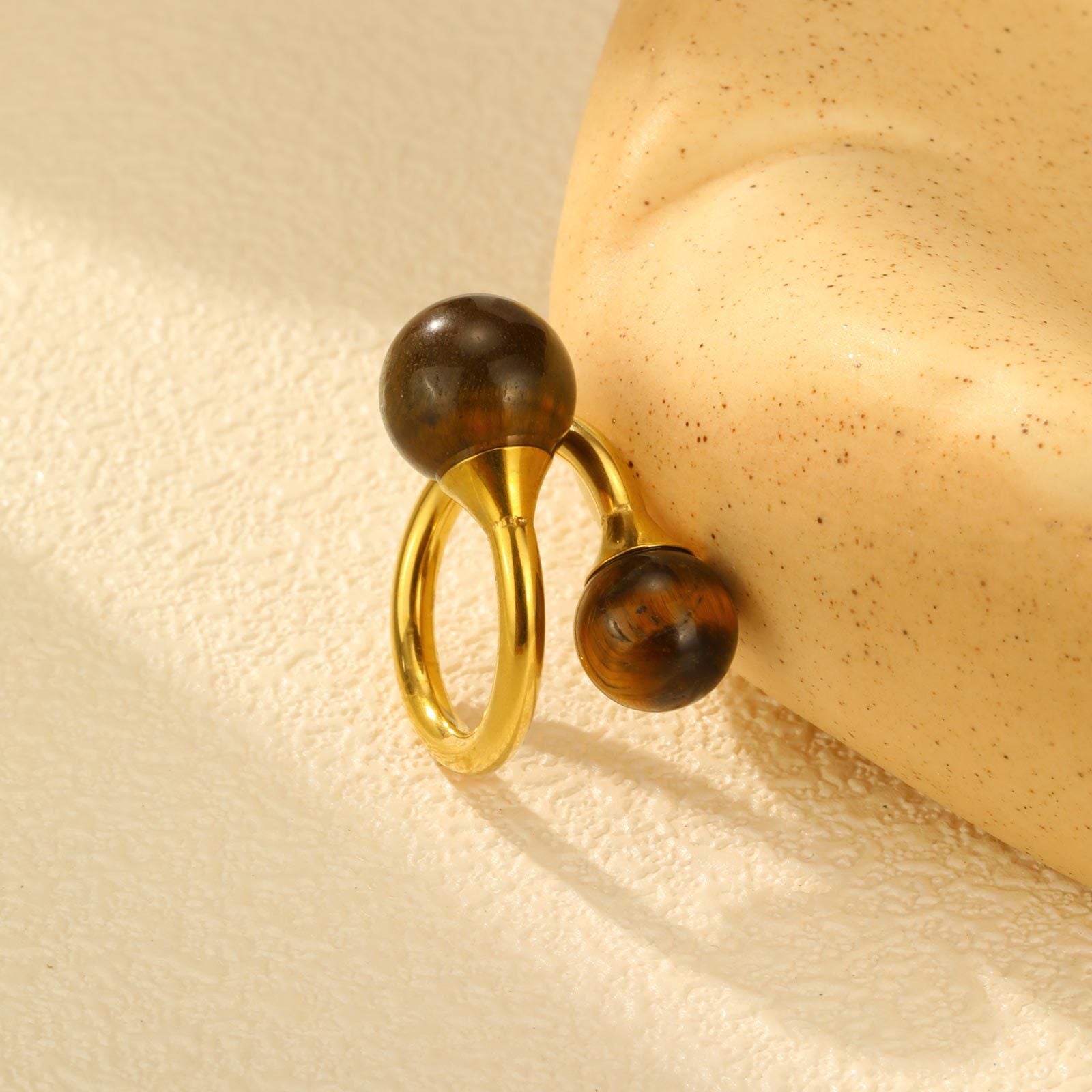 Tiger Eye Statement Ring