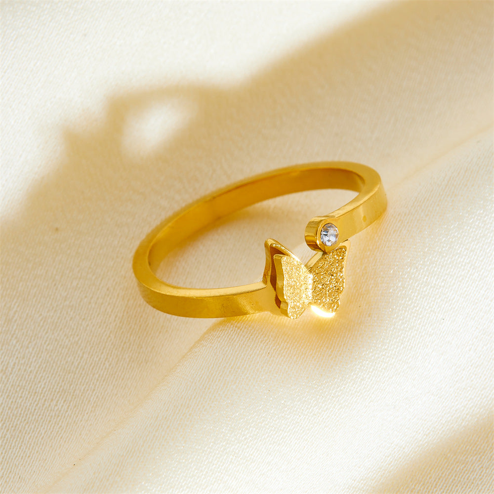 Butterfly Accent Ring