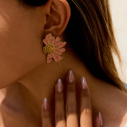 Daisy Flower Earrings