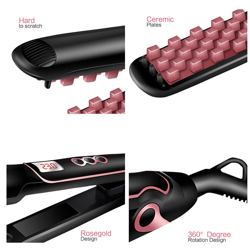 Fluffy Ceramic Hair Straightener